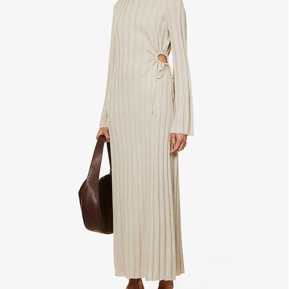 SIR Isobel Cut-Out Knitted Maxi Dress